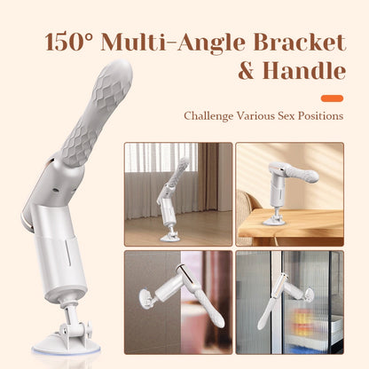 Automated Sex Machine With 32 Thrusting Modes And Four Massage Attachments