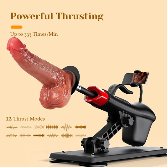 Best Thrusting Machine Sex Toy With Dildo And Extension Rod