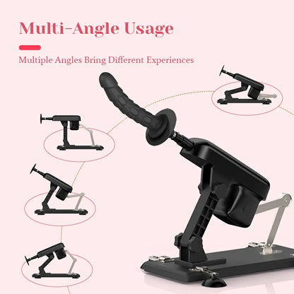 Powerful Thrusting Fuck Machine With Multiple Attachments And Suction Base For Women