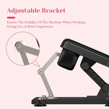 Powerful Thrusting Fuck Machine With Multiple Attachments And Suction Base For Women