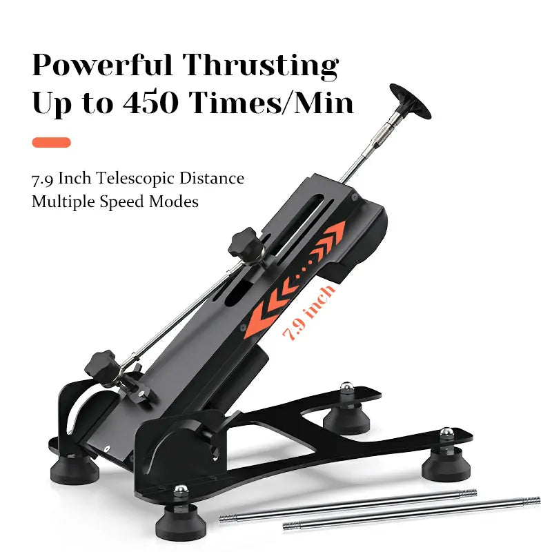 Heavy Duty Dildo Machine With Multi-Angle Design And Three Unique Dildo Attachments