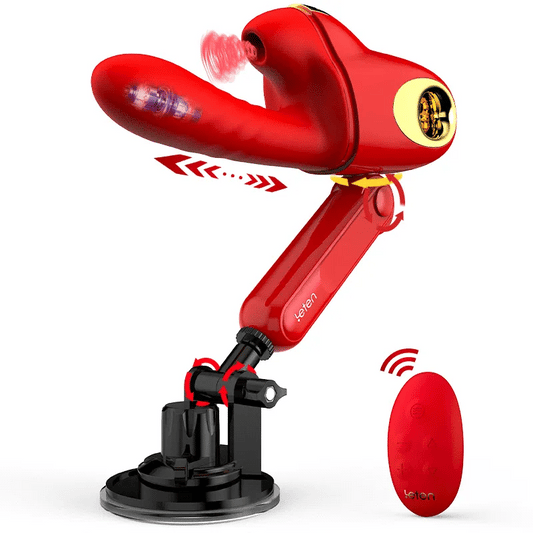 Automatic Sex Machine Hands Free 10 Speed Thrusting Vibrator With Heating
