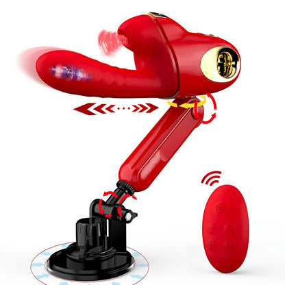 Automatic Sex Machine Hands Free 10 Speed Thrusting Vibrator With Heating
