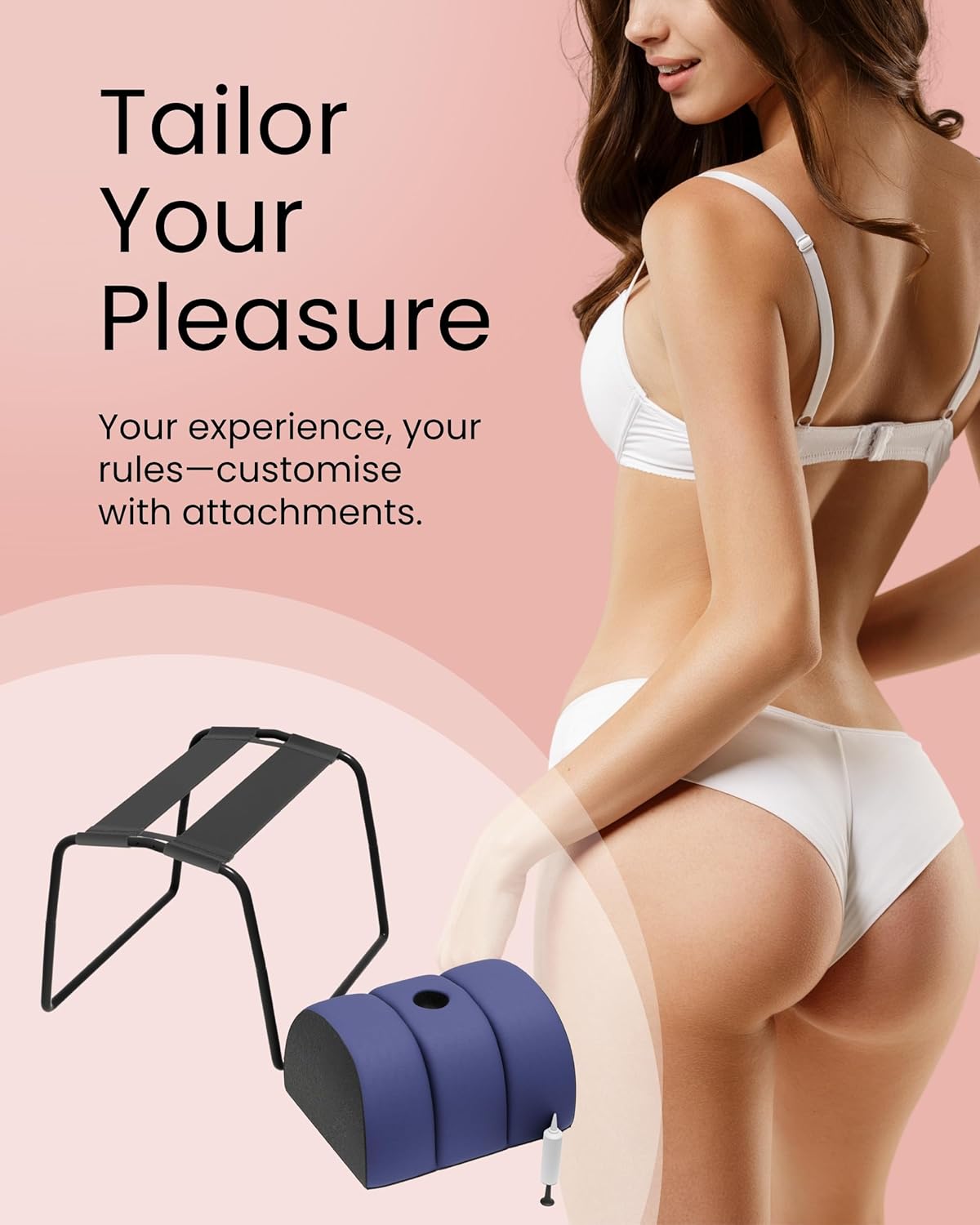 Weightless Love Chair for Couples – Elastic Bouncer Enhancer Seat for Intimate Bedroom Comfort