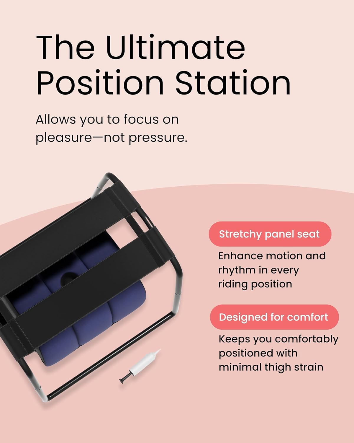 Weightless Love Chair for Couples – Elastic Bouncer Enhancer Seat for Intimate Bedroom Comfort